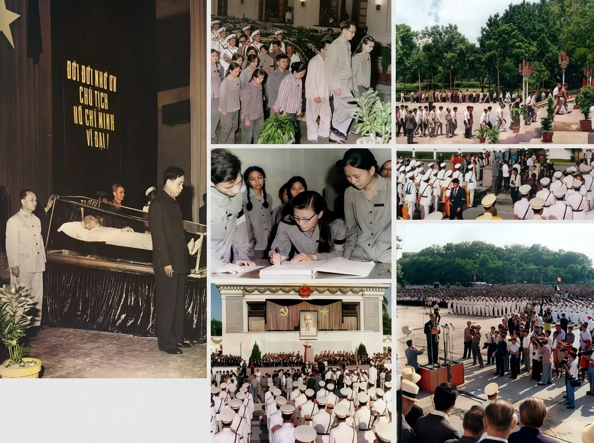 1969年9月马共驻越代表团陈夏一行参加胡志明主席国葬历史档案记录